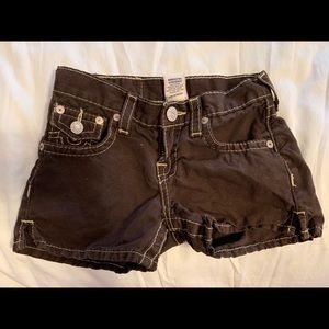 Brown shorts in kids.